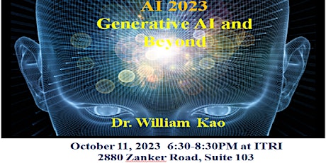 AI 2023 : Generative AI and Beyond (Dr. William Kao) primary image