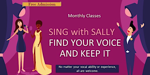 Imagem principal do evento Sing with Sally: Find your voice and keep it! - FREE!