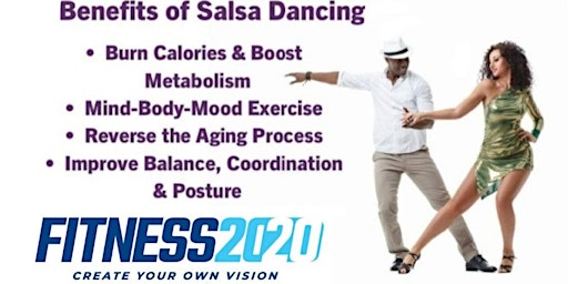 Primaire afbeelding van PMMFIT WEIGHT MANAGEMENT 101 - Salsa Basics & Social Dancing - SALSA CLUB