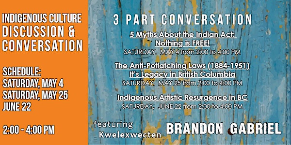 Indigenous Culture Conversation (3 part series) with Brandon Gabriel