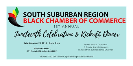 1st Annual Juneteenth Celebration & Kickoff Dinner primary image