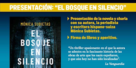 Imagen principal de Presentación libro "El Bosque en Silencio" de Mónica Subietas