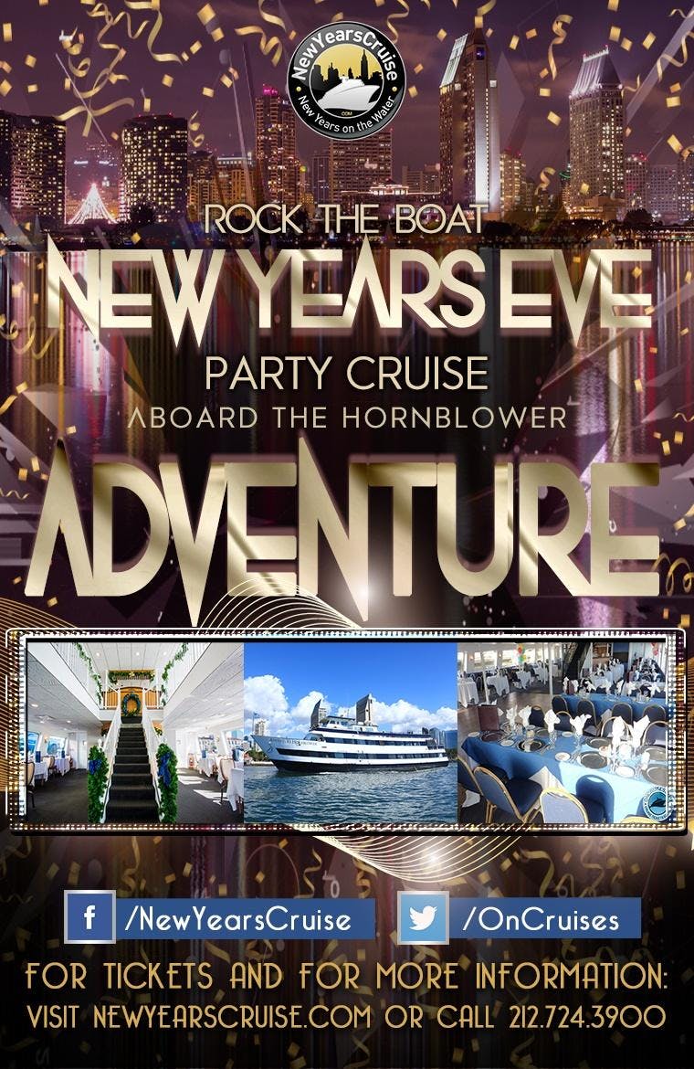 Rock the Boat: New Year's Eve Party Cruise Aboard The Hornblower Adventure