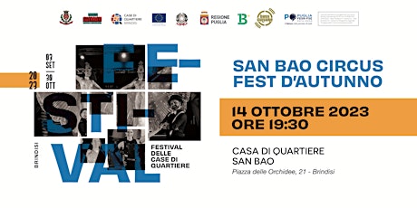 Imagem principal do evento Festival delle Case di Quartiere - San Bao Circus Fest d'autunno
