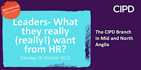 Leaders- What they really (really!) want from HR? primary image