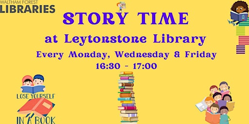 Imagem principal do evento Story Time @ Leytonstone Library