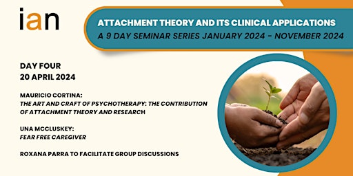 Primaire afbeelding van A 9 Day Series of Attachment Theory and its Clinical Applications: DAY 4