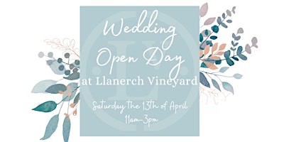 Imagem principal de Llanerch Vineyard Wedding Open Day- Saturday 13th April 2024