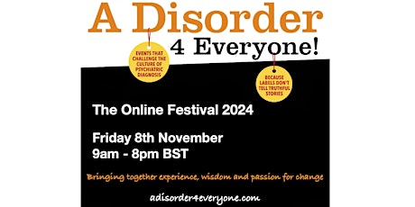 A Disorder for Everyone!  - The Online Festival 2024