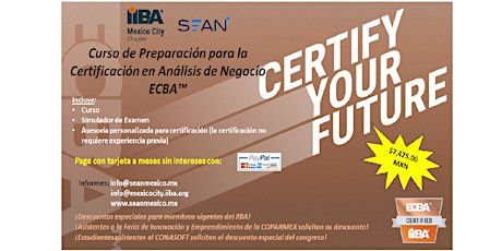 Hauptbild für Curso de Preparación para la Certificación en Análisis de Negocio ECBA