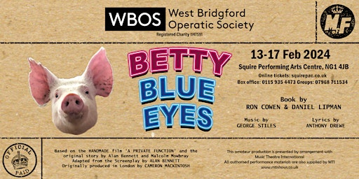 Betty Blue Eyes - 17 February 2024 (evening show) primary image