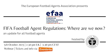 Primaire afbeelding van FIFA Football Agent Regulations: Where are we now?