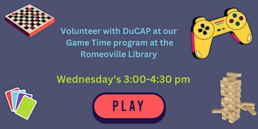 Volunteer at Teen/Tween Game Time Hangout in Romeoville primary image