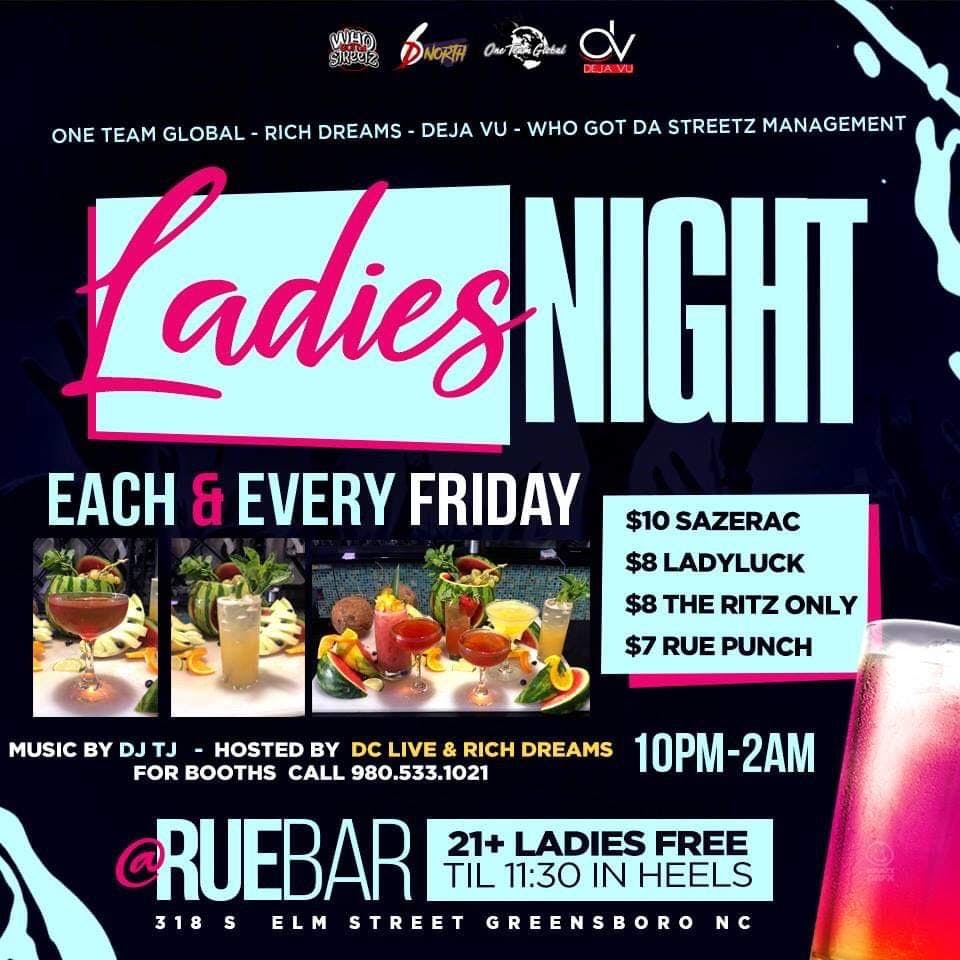 Ladies Night @ Rue Bar 
