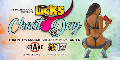 LiCKS FETE 2019 - CHEAT DAY primary image