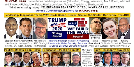 Image principale de MiCPAC 2019! Michigan Conservative Political Action Conference