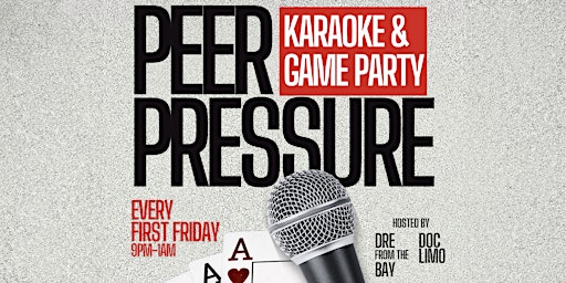Primaire afbeelding van "Peer Pressure" Karaoke & Game Night Party