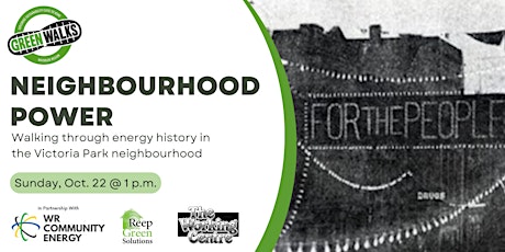 Neighbourhood Power: Walking through energy history in Victoria Park  primärbild