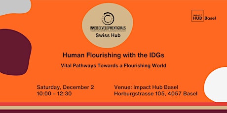 Imagem principal do evento Human Flourishing with the IDGs: Vital Pathways Towards a Flourishing World