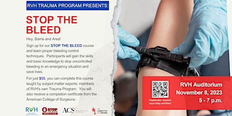 Stop the Bleed - November 8 primary image