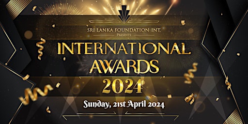 Primaire afbeelding van Sri Lanka Foundation International Awards 2024 Gala