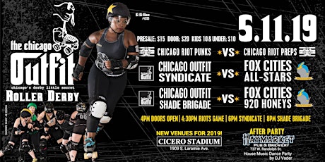 Chicago Outfit Roller Derby Home Opener: Syndicate and Shade Brigade vs. Fox Cities Roller Derby primary image