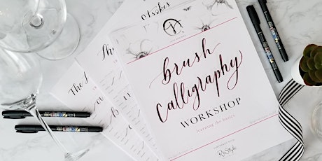 Sip & Script - Intro to Brush Calligraphy Workshop