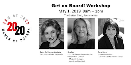 2020WOB Get On Board! Workshop - Sacramento