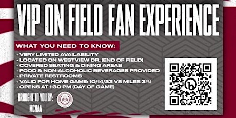 Hauptbild für 10/14/2023 Morehouse Football VIP On Field Fan Experience 2023
