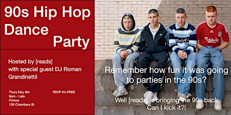90s HIP HOP Party with [reads] primary image