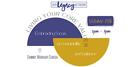 Image principale de HLN Event  October 15,  2023 - Embracing Focus, Accountability & Balance