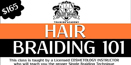 "HAIR BRAIDING 101" Hands-On Class primary image