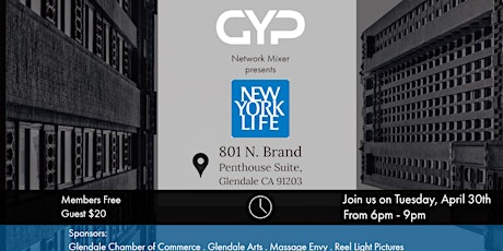 GYP Presents: New York Life Insurance primary image
