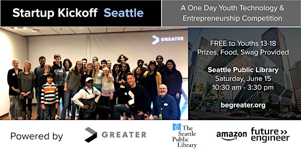 CANCELLED - Greater Startup Kickoff @ Seattle Public Library (06/15/19) 