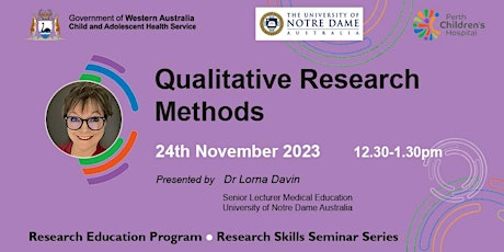 Qualitative Research Methods primary image