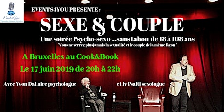 Image principale de SEXE & COUPLE - SOIREE PSYCHO-SEXO...Sans tabou à BRUXELLES