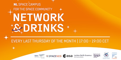 Primaire afbeelding van NL Space Campus Network & Drinks (NEW REGISTRATION PAGE)