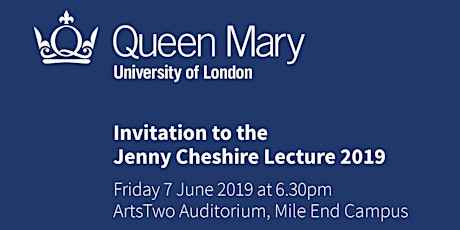 Jenny Cheshire Lecture 2019 primary image