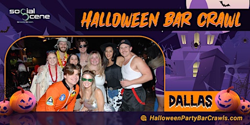 (Almost Sold Out) 2023 Dallas Halloween Bar Crawl (Saturday) - All Access primary image