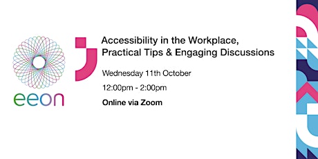 Imagen principal de Accessibility in the workplace:  Practical tips, engaging discussion