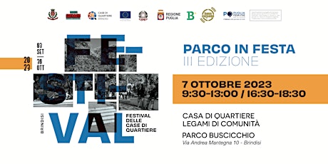 Imagem principal do evento Festival delle Case di Quartiere - Parco in festa III edizione