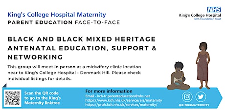 Imagen principal de Black & Black Mixed Heritage Antenatal Education, Support & Networking
