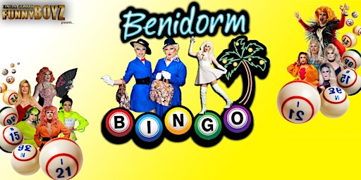 Imagem principal do evento FunnyBoyz Glasgow presents... Benidorm Bingo