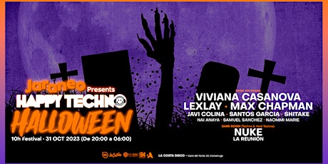 Imagen principal de Jaraneo presents Happy Techno 'Halloween Edition'Open Air at La Costa Disco