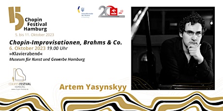Hauptbild für 5. Chopin Festival Hamburg: Chopin-Improvisationen, Brahms & Co.