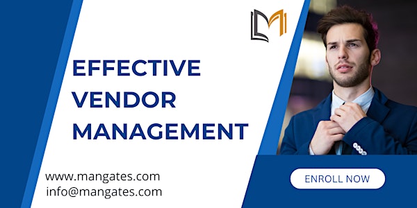 Effective Vendor Management 1 Day Training in New Jersey, NJ