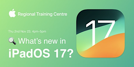 What’s new in iPadOS 17?  primärbild