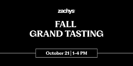 Fall Grand Tasting: Featuring Special Guests from 13 Top Producers primary image