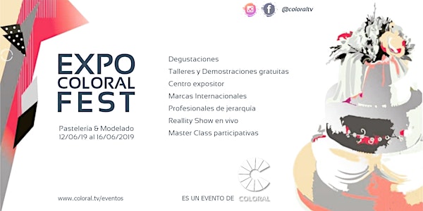 Expo COLORAL Fest - Pastelería & Modelado v1