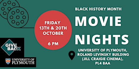 BLACK HISTORY MONTH PLYMOUTH: Films Evenings primary image
